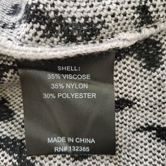 Love Token Fringe Poncho in Leopard sz Med/Large - Picture 10 of 11